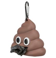 Zásobník POOP na sáčky na exkrementy, 8 x 5 cm / 15 sáčků, PVC