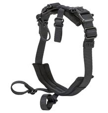 Protipanický adaptér STAY na postroj, černá S-M: 38-57 cm/ 15 mm
