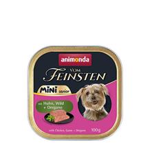 ANIMONDA paštika Vom Feinsten MINI Senior - kuře, zvěřina, oregano pro psy 