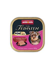 ANIMONDA paštika Vom Feinsten MINI Junior - drůbeží, zvěřina, brusinky pro psy 