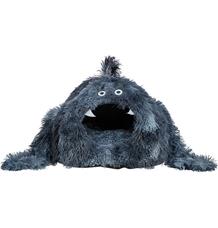 Kukaň MONSTER, 46 x 33 x 46 cm, dlouhovlasý plyš, tmavá modrá - LIMITOVANÁ NABÍDKA 1 ks