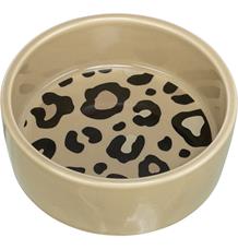 Keramická miska LEO, hnědá/leopardí 0,3l/12cm