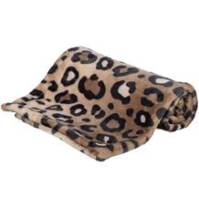 Plyšová deka LEO, 70 x 50 cm, vhodná pro alergiky, leopardí 70x50cm/1ks