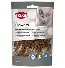 Flowers, kytičky s kuřecími prsy a lososem 50g