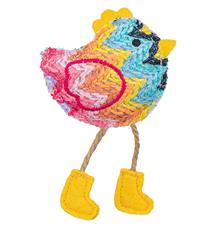 Kuřátko s catnipem, polyester 1ks/11cm