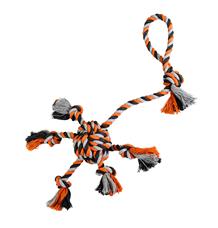 Přetahovadlo OCTOPUS HipHop s 5  rameny, tm.šedá, oranžová