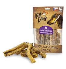 KIDDOG 100% Natural Snack, jehněčí průdušnice (hrtan) 10 - 12 cm 100g