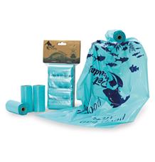 PetBuddy sáčky na exkrementy OCEÁN 4 role/ á 20 sáčků s potiskem a vůní