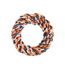 Kruh HipHop bavlněný šedá, tm.šedá, oranžová