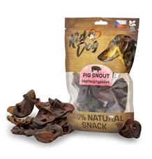 KIDDOG 100% Natural Snack, vepřový rypáček 7 - 8 cm / 200 g