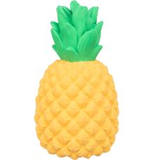 Ananas, latexová hračka se zvukem, 14 cm 1 ks