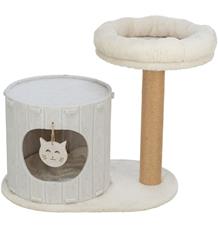 Škrabadlo FILIA s filcovým domkem, 58 × 37 cm, výška: 52 cm, krémová 1 ks