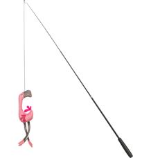 Teleskopický hrací prut s plameňákem, 42 - 106 cm, sklolaminát 1 ks