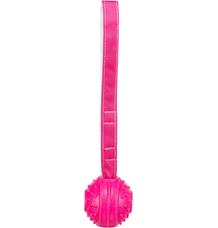 Soft & Strong, míček s poutkem, TPR, růžová 1ks/27cm