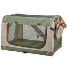 Tranportní přepravka COMFY, M: 51.9 x 49.4 x 85.7 cm, olivová/béžová 1 ks