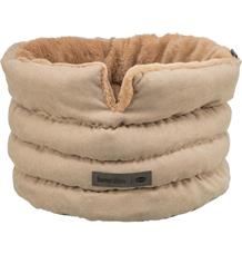 HOME Edition pelech LIANO Soft, kulatý s vysokým okrajem, ø 45 cm, písková/hnědá 1 ks