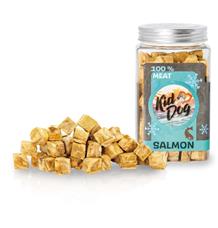 KIDDOG Super Premium 100% freeze dried SALMON CUBES - čisté maso z lososa, sušené mrazem 