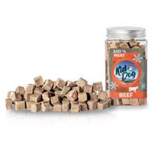 KIDDOG Super Premium 100% freeze dried BEEF CUBES  - čistá hovězí svalovina sušená mrazem 70 g