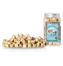 KIDDOG Super Premium 100% freeze dried MACKEREL CUBES - čisté maso z makrely, sušené mrazem 