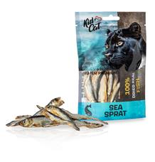 KIDCAT SUPER PREMIUM 100%  dried real SEA SPRAT - mini sušený mořský šprot, 