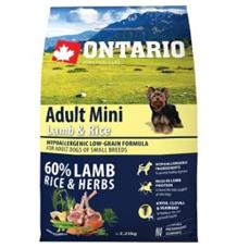 ONTARIO Adult Mini Lamb & Rice 6,5 kg+4ks 200g konzervy ZDARMA ONTARIO Adult Mini Lamb & Rice 6,5 kg+4ks 200g konzervy ZDARMA