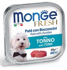 MONGE FRESH - paštika a kousky s tuňákem  pro psy