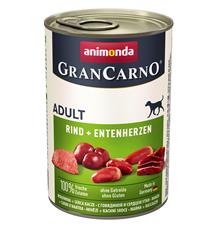 GRANCARNO Adult - hovězí, kachní srdce 6x400g GRANCARNO Adult - hovězí, kachní srdce 6x400g