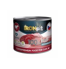 IRONpet Cat Beef (Hovězí) 100% Monoprotein, konzerva