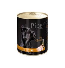 PIPER s křepelkou, konzerva pro psy 800g PIPER s křepelkou, konzerva pro psy 800g