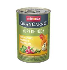 GRANCARNO Superfoods kuře,špenát,maliny,dýňová semínka pro psy 800 g GRANCARNO Superfoods kuře,špenát,maliny,dýňová semínka pro psy 800 g