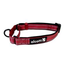 Alcott reflexní obojek pro psy, Martingale, červený, velikost L