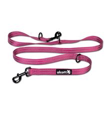 Alcott nastavitelné vodítko pro psy, růžové velikost L Alcott nastavitelné vodítko pro psy, růžové velikost L