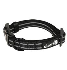 Alcott reflexní obojek pro psy, Adventure, černý