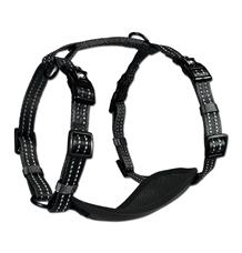 Alcott Reflexní postroj pro psy, černý velikost M Alcott Reflexní postroj pro psy, černý velikost M