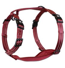 Alcott reflexní postroj pro psy, červený velikost M Alcott reflexní postroj pro psy, červený velikost M
