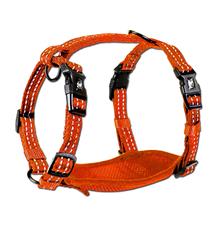 Alcott reflexní postroj pro psy, oranžový velikost L Alcott reflexní postroj pro psy, oranžový velikost L