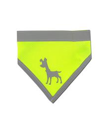 Alcott reflexní šátek pro psy, žlutý velikost S Alcott reflexní šátek pro psy, žlutý velikost S