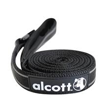 Alcott Reflexní vodítko pro psy, černé
