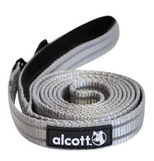 Alcott reflexní vodítko pro psy, šedé
