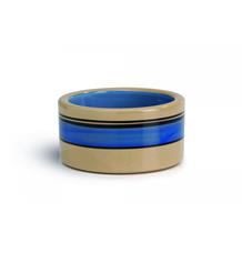 Beeztees Miska pro kočky STRIPES modrá 11,5cm Beeztees Miska pro kočky STRIPES modrá 11,5cm