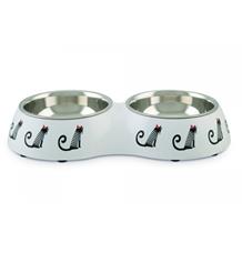 Beeztees Miska pro kočky MUZY bílá 27cm Beeztees Miska pro kočky MUZY bílá 27cm