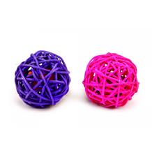 Beeztees Balonek ratanový s catnipem 18cm Beeztees Balonek ratanový s catnipem 18cm