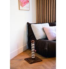 Beeztees Škrabadlo pro kočky hnědé 26X26X40cm