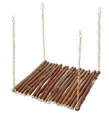 Houpačka hlod. dřevo závěsná Flamingo 20 x 20 cm