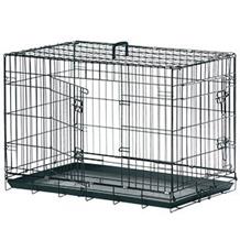 Karlie Drátěná klec černá dva vchody 109x70x76cm Karlie Drátěná klec černá dva vchody 109x70x76cm