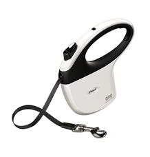 Vodítko FLEXI One For All pásek bílá/černá S - 5m / 15kg