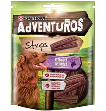 Adventuros snack dog - plátky se zvěřinou 90g