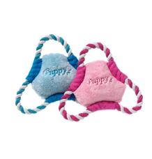 Karlie Pískací plyšová hračka frisbee, 17cm Karlie Pískací plyšová hračka frisbee, 17cm