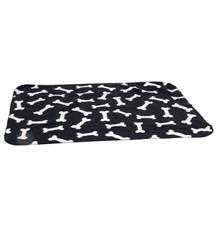 Karlie Fleecová deka černá kost 100x70cm Karlie Fleecová deka černá kost 100x70cm