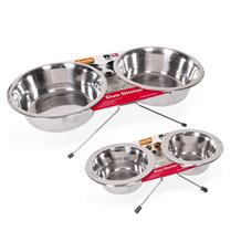 Karlie Nerezové misky set 2 x 380ml, 13cm Karlie Nerezové misky set 2 x 380ml, 13cm